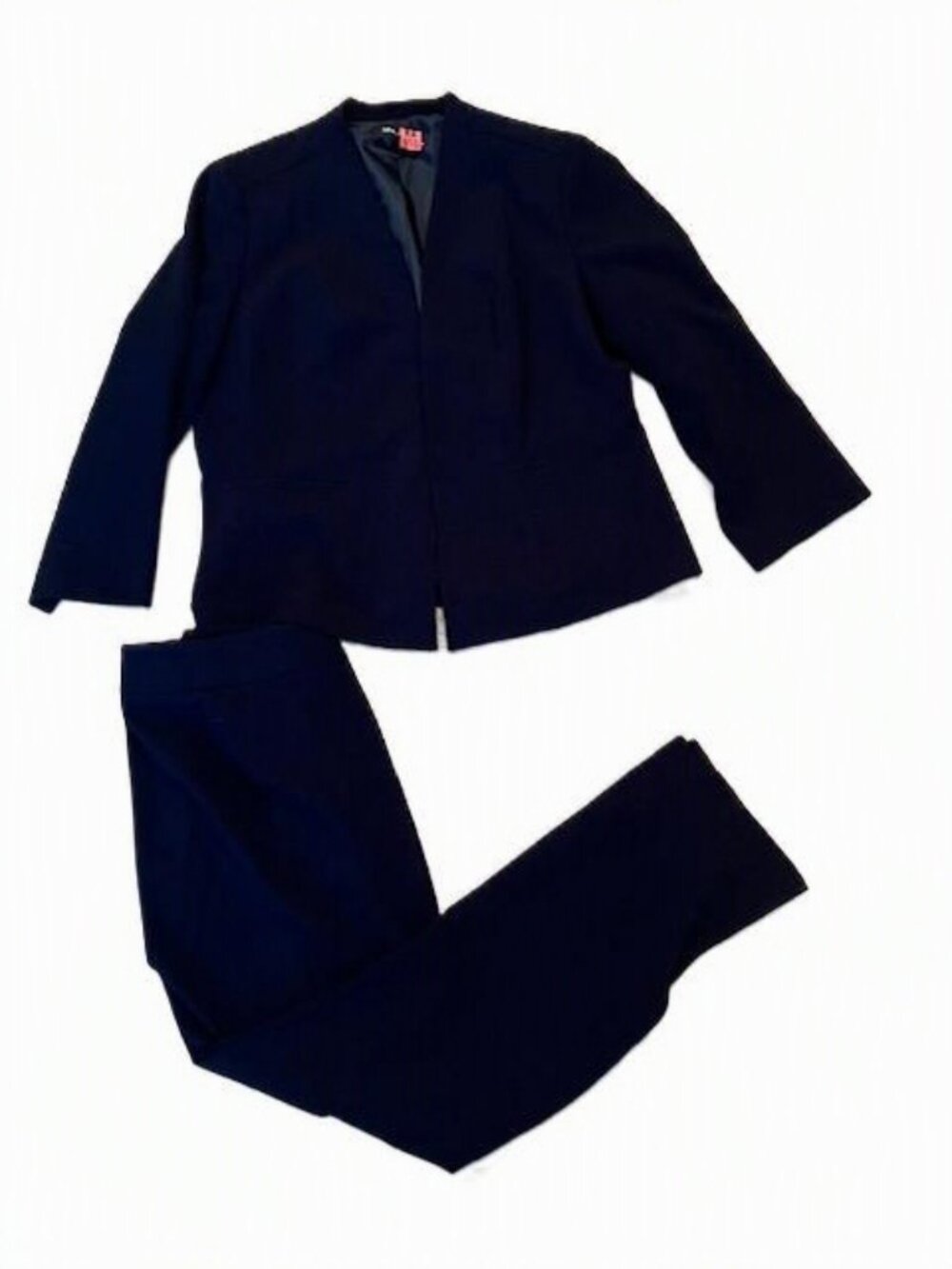 Nine West Dark Navy Blazer and Pant Suit Women's Size 10